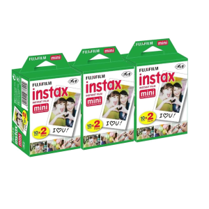 Film instantáneo Fujifilm Instax Mini en un formato de 60 películas