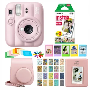 Set Cámara Fujifilm Instax Mini 13 Rosada + 20 Películas + Accesorios